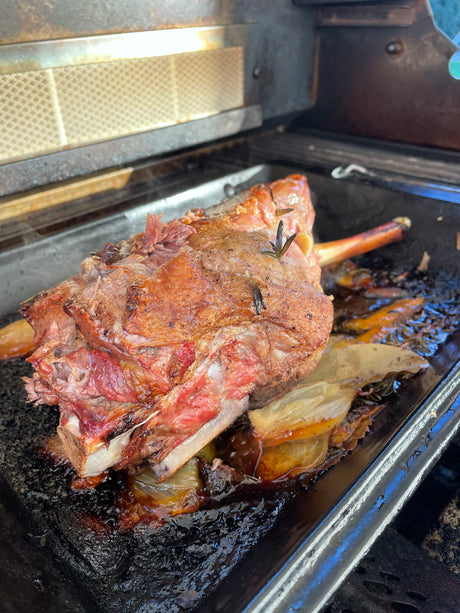 Succulent Slow Roasted Leg of Lamb