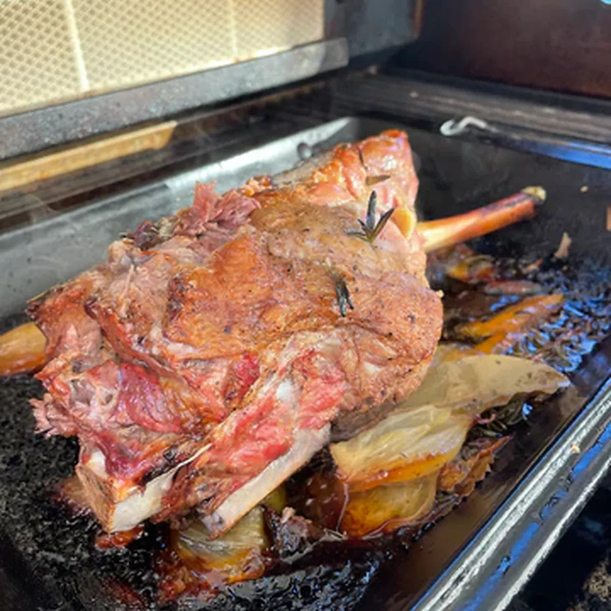 Succulent Slow Roasted Leg of Lamb