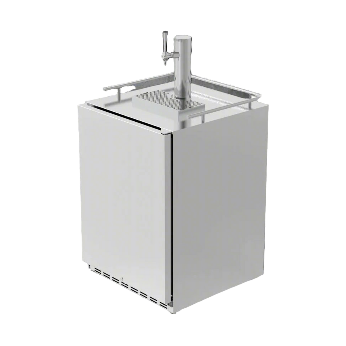 Bull Outdoor Rated Kegerator with Single Tap – transparent product view