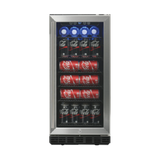 Bull 90L Slimline Outdoor Glass Door Refrigerator – transparent product view