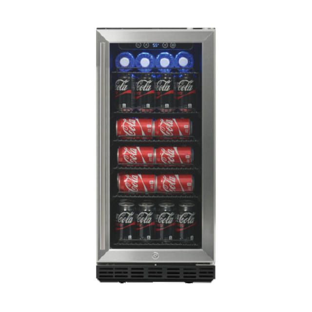 Bull 90L Slimline Outdoor Glass Door Refrigerator – transparent product view
