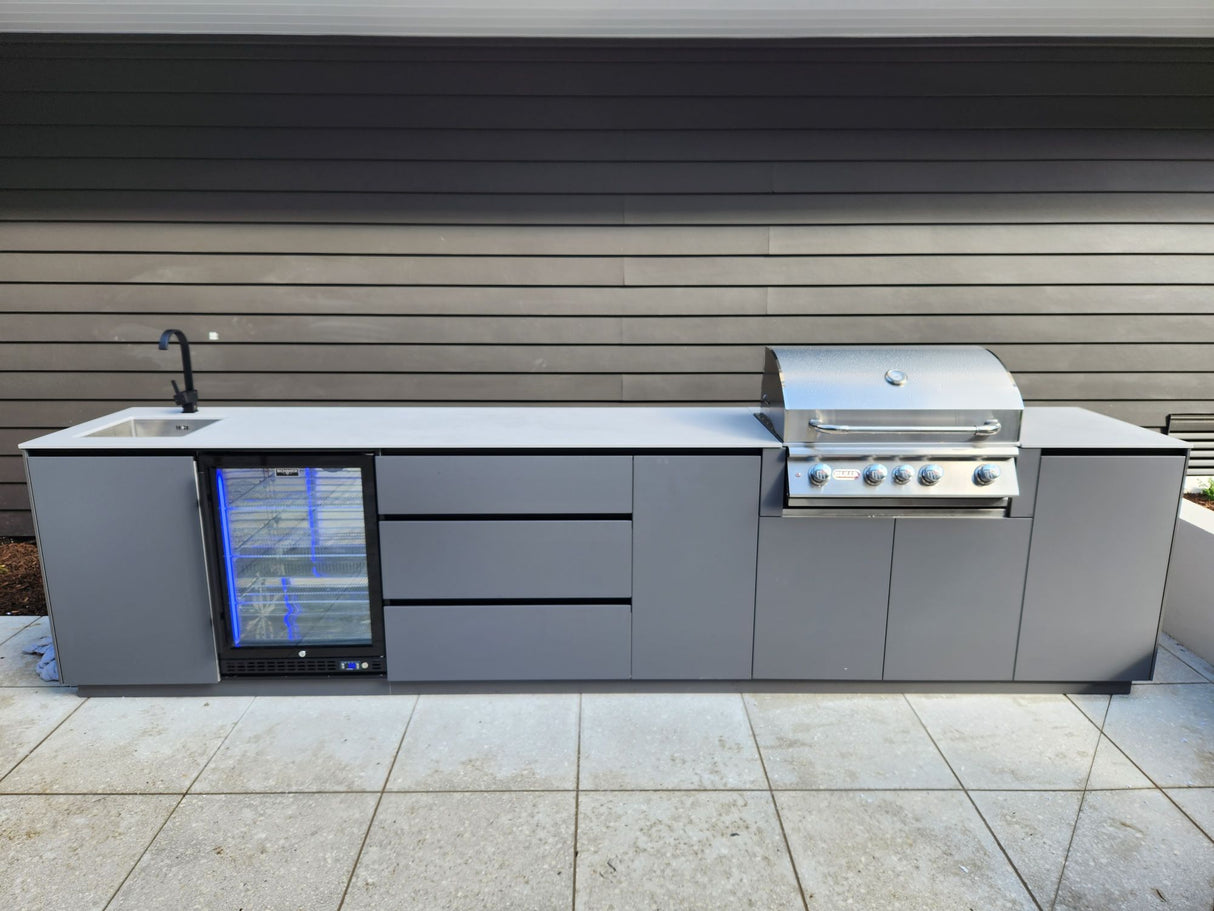 Aria Bay Outdoor Kitchen by Love Kitchens