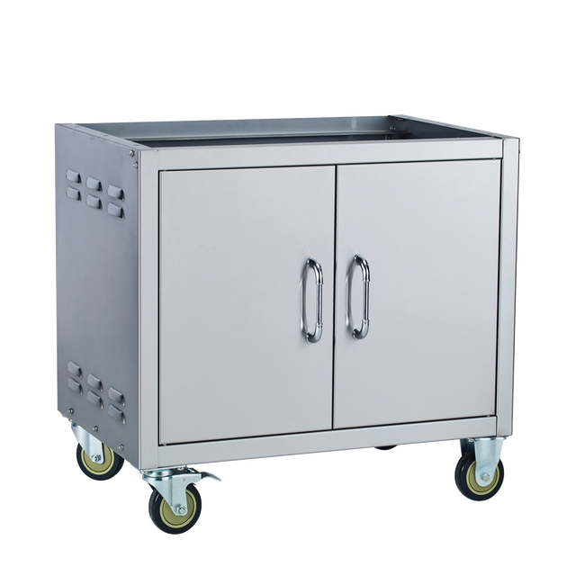 Bull BBQ 76cm Angus and Outlaw stainless steel cart bottom