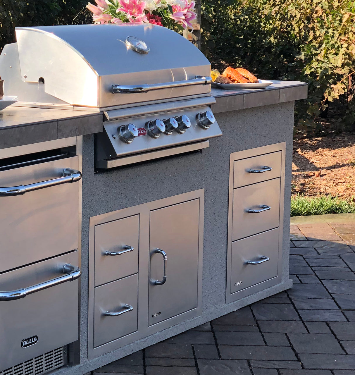 Stainless Steel Triple Drawer System